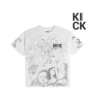 BASKETCASE TEE 'SCRIBBLE THERMAL WHITE'