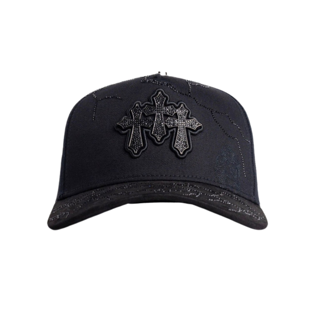 BIGG BOSS HAT '3 CRUCES TOTAL BLACK'