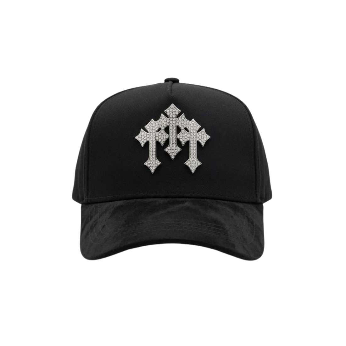 BIGG BOSS HAT 'CONTTI CHROME BLACK SILVER'