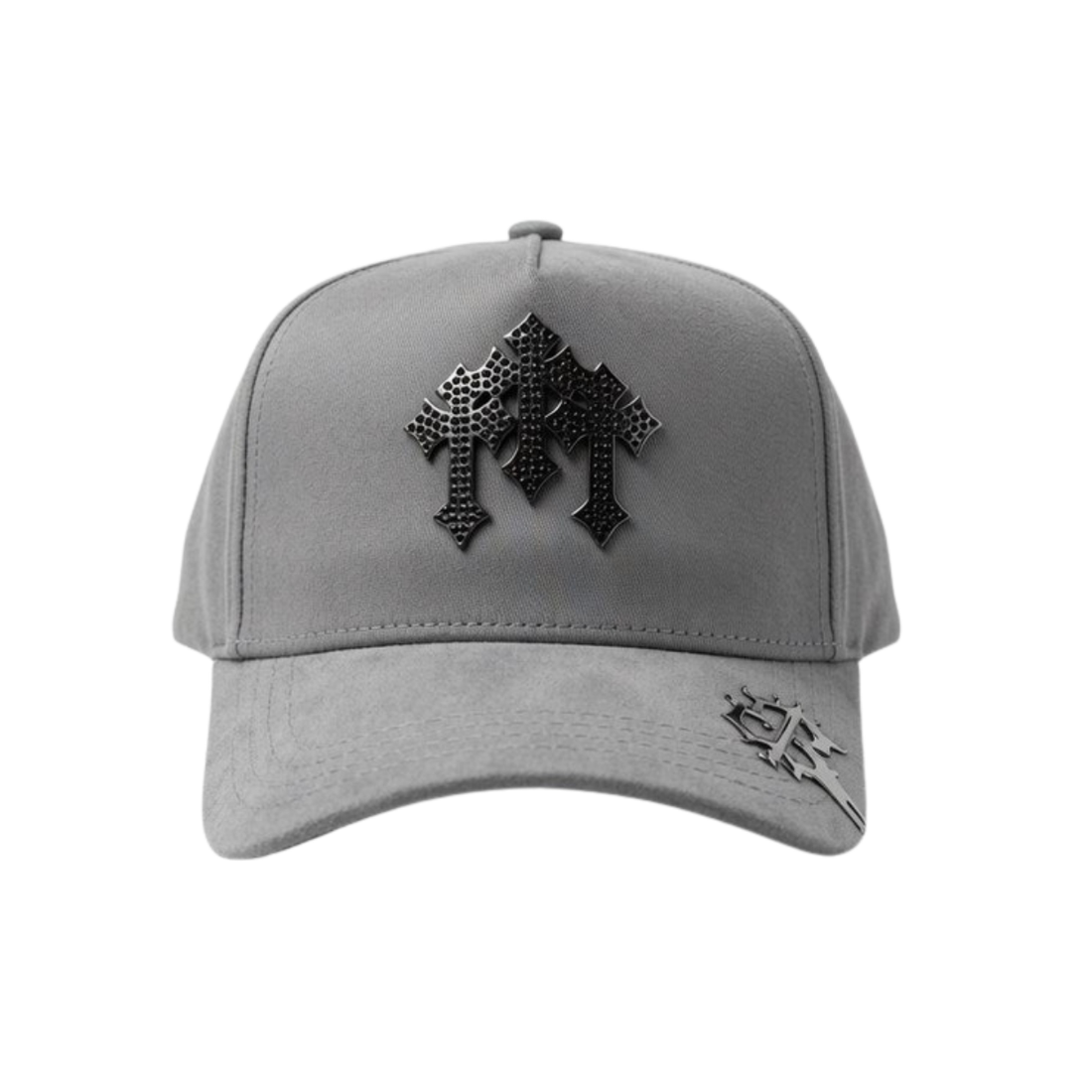 BIGG BOSS HAT 'CONTTI CHROME GREY BLACK'