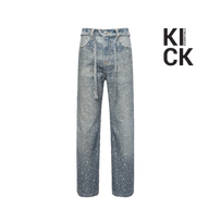 BIRTH OF A ROYAL CHILD JEANS 'RHINESTONES BLUE'