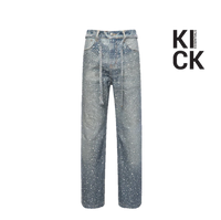 BIRTH OF A ROYAL CHILD JEANS 'RHINESTONES BLUE'