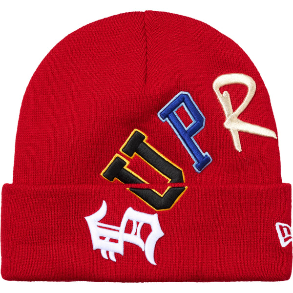 Supreme New Era Arc Beanie Red