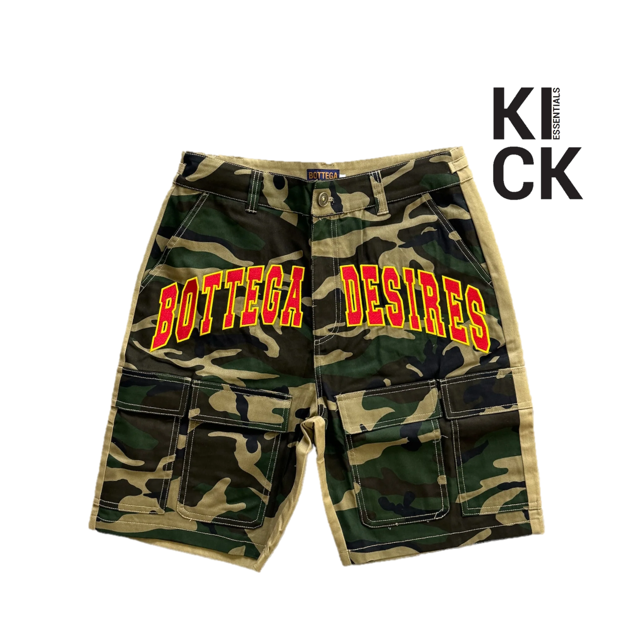 BOTTEGA DESIRES SHORT 'CAMO CARGO'