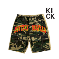 BOTTEGA DESIRES SHORT 'CAMO CARGO'