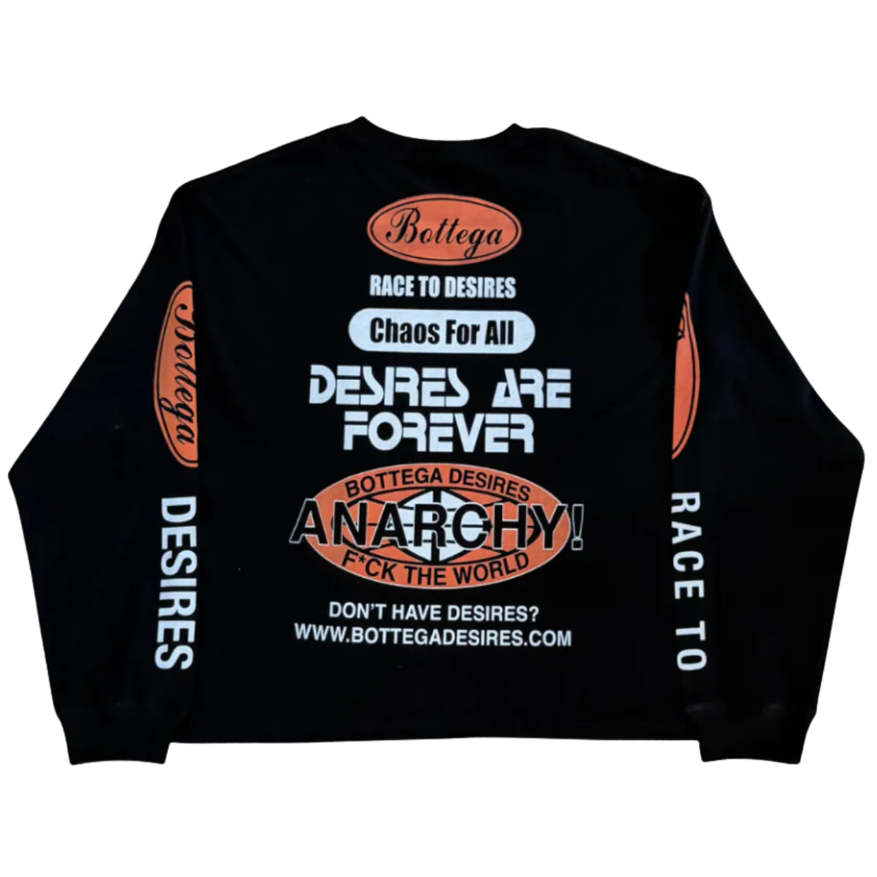 BOTTEGA DESIRES LONGSLEEVE 'RACE TO DESIRES BLACK'