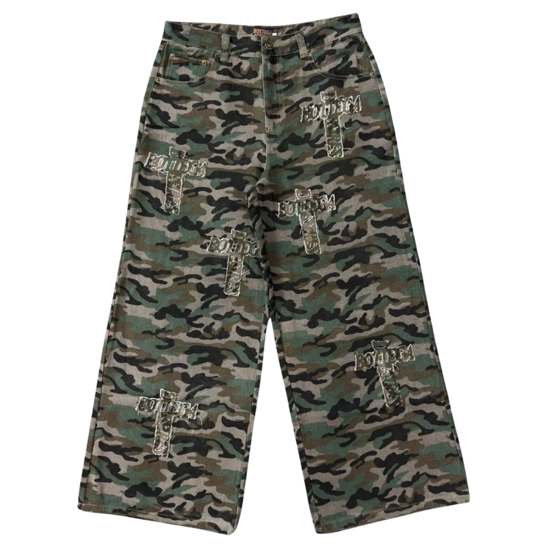 BOTTEGA DESIRES PANT 'DENIM HOLY GRAIL CAMO'