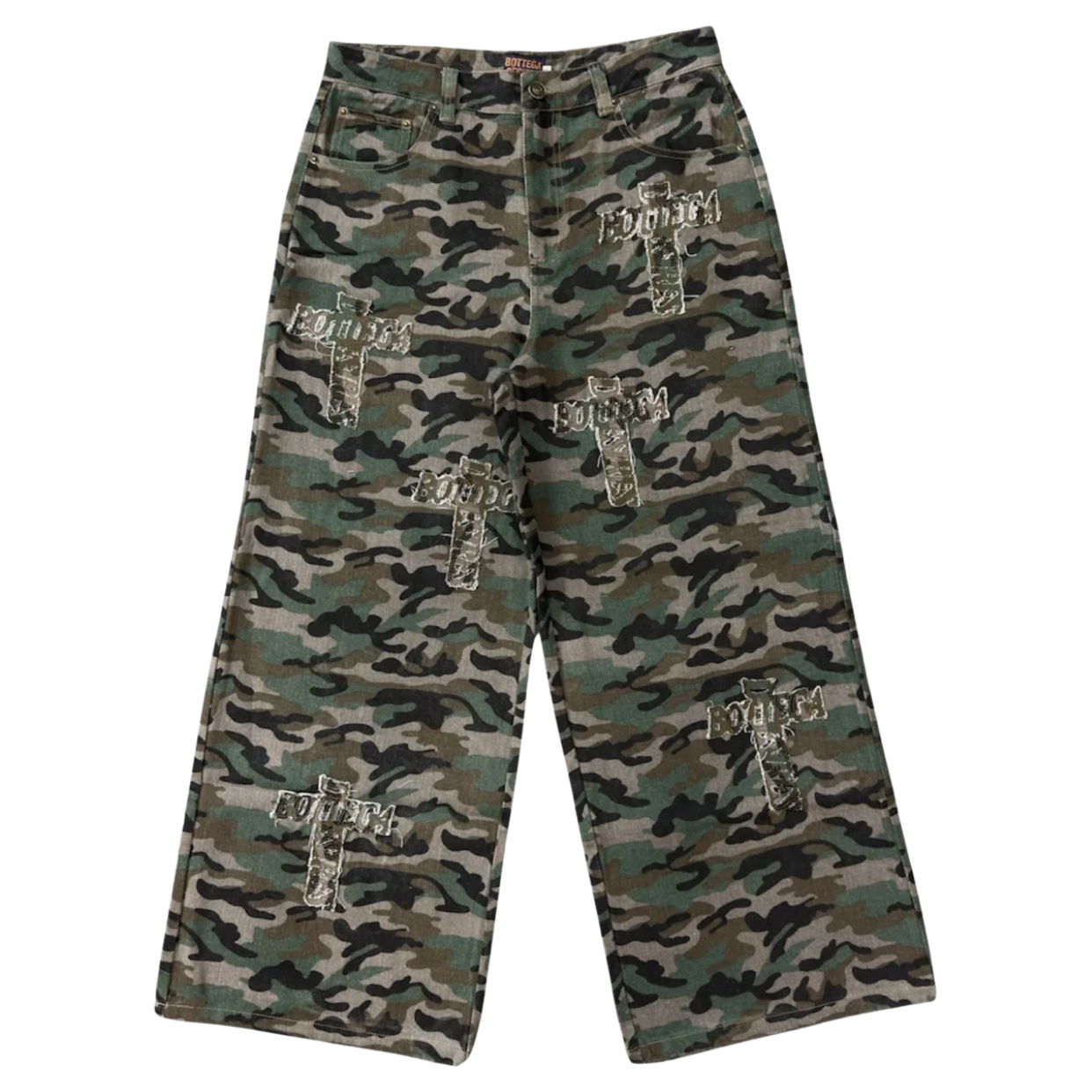 BOTTEGA DESIRES PANT 'DENIM HOLY GRAIL CAMO'