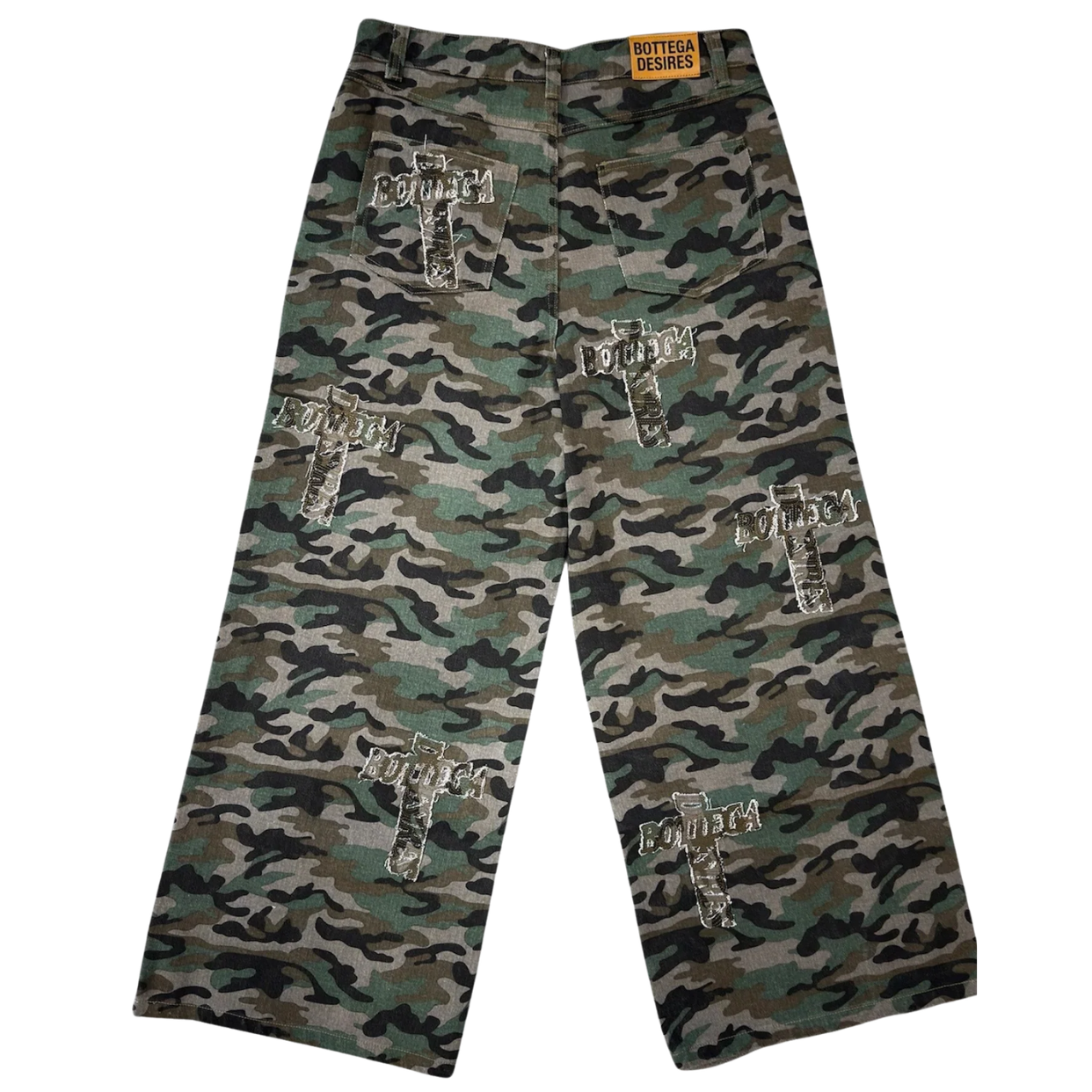 BOTTEGA DESIRES PANT 'DENIM HOLY GRAIL CAMO'