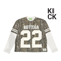 BOTTEGA DESIRES LONGSLEEVE 'CAMO JERSEY'