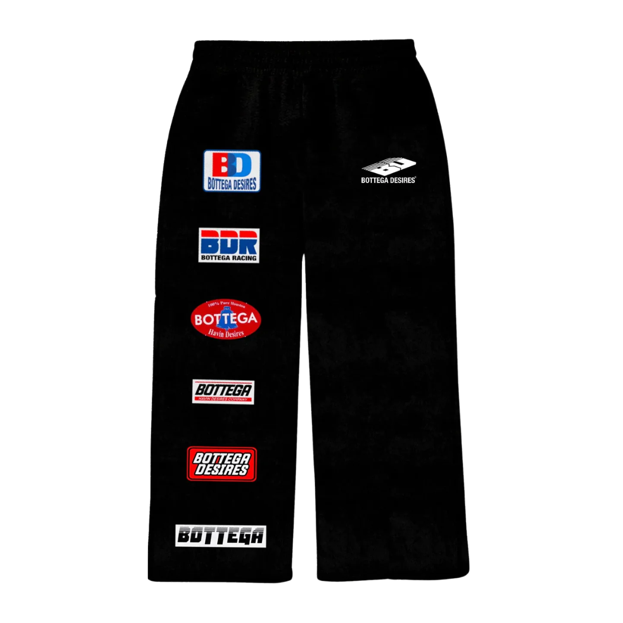 BOTTEGA DESIRES PANT 'PATCHES BLACK'