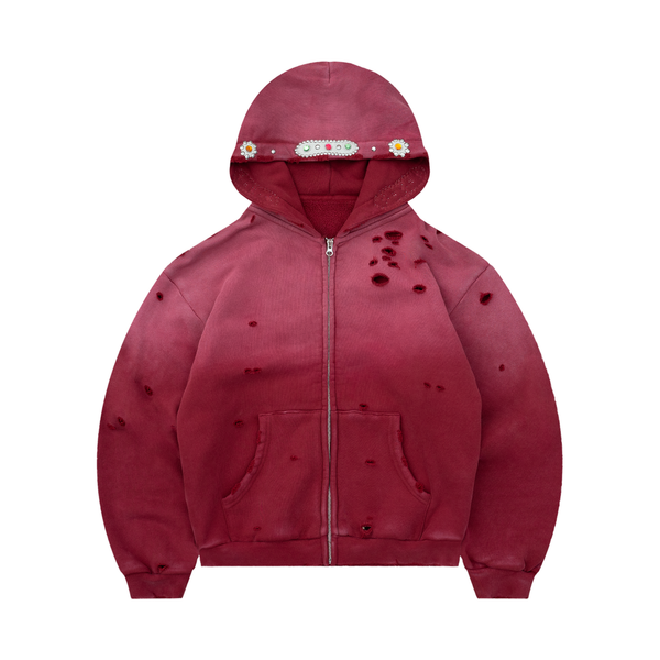 BRAVEST STUDIOS HOODIE 'ZIP RED SAPPHIRE'