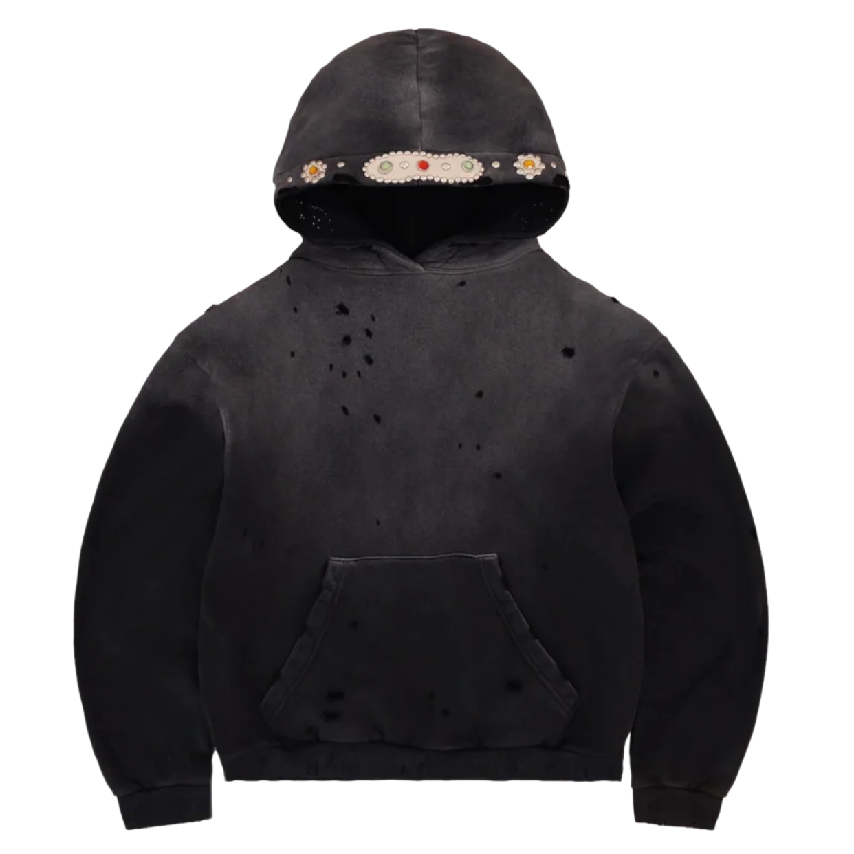 BRAVEST STUDIOS HOODIE 'SAPPHIRE VINTAGE BLACK'