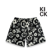 BRAVEST STUDIOS SHORT 'BLACK FLOWER LOGOS'