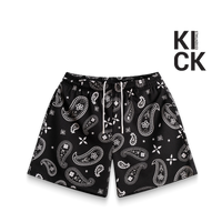 BRAVEST STUDIOS SHORT 'PAISLEY V3 BLACK'