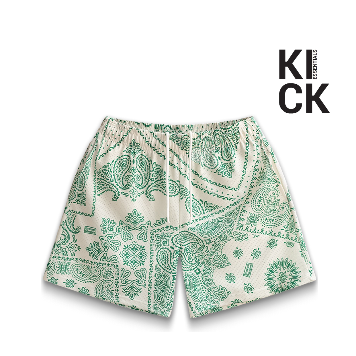 BRAVEST STUDIOS SHORT 'PORCELAIN GREEN CREAM'