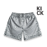 BRAVEST STUDIOS SHORT 'PAISLEY V2 GREY'