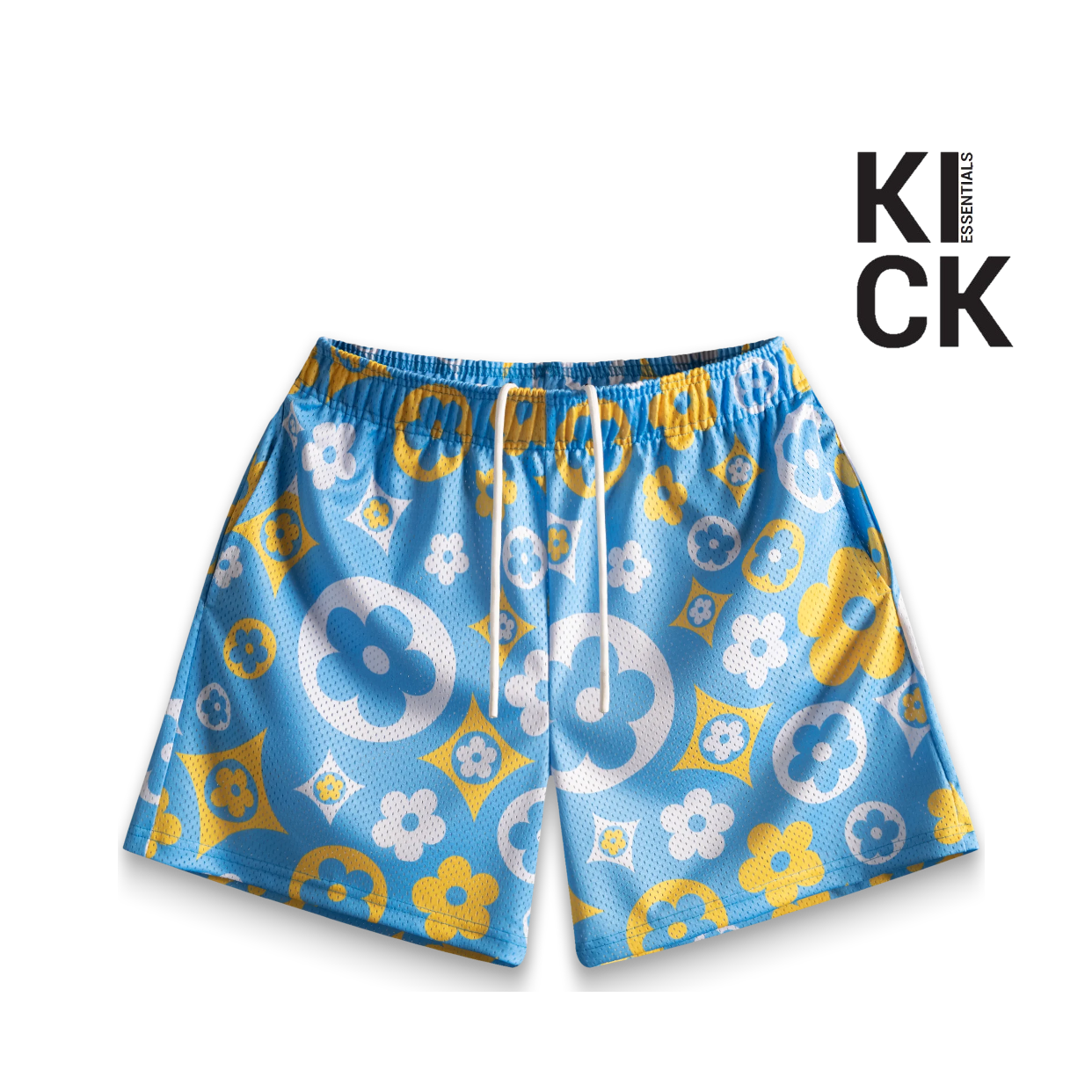 BRAVEST STUDIOS SHORT 'UNIFLOWER BLUE'