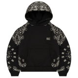 BRAVEST STUDIOS HOODIE 'PAISLEY BLACK'