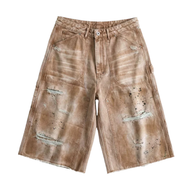 BRAVEST STUDIOS SHORT 'DISTRESSED WORKWEAR'