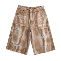 BRAVEST STUDIOS SHORT 'DISTRESSED WORKWEAR'