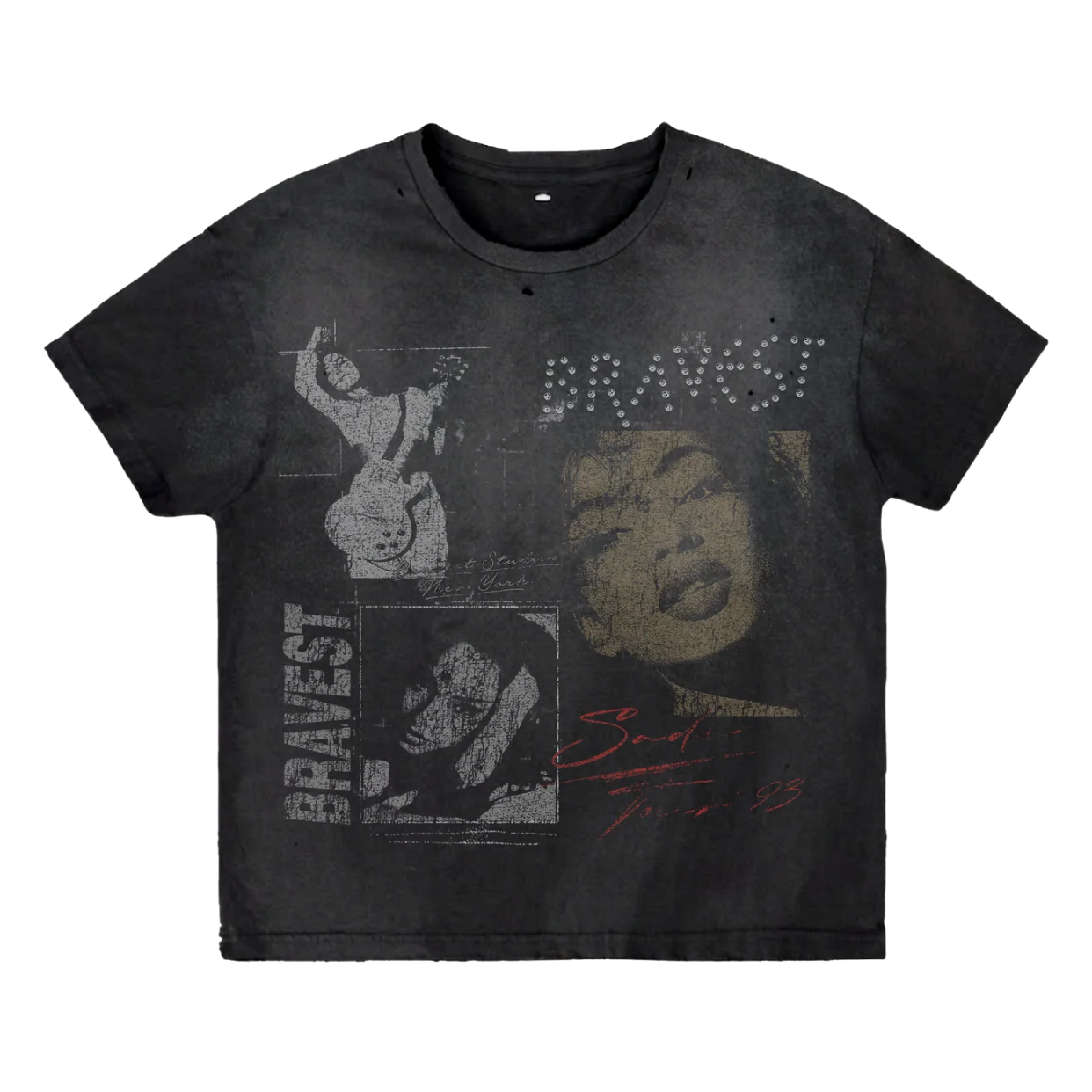 BRAVEST STUDIOS TEE 'BLACK PARADISE VINTAGE'
