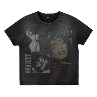 BRAVEST STUDIOS TEE 'BLACK PARADISE VINTAGE'