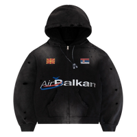 BRAVEST STUDIOS ZIP-UP 'AIR BALKAN BLACK'