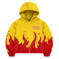 BRAVEST STUDIOS ZIP-UP 'FLAME YELLOW ORANGE'
