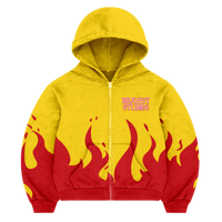 BRAVEST STUDIOS ZIP-UP 'FLAME YELLOW ORANGE'