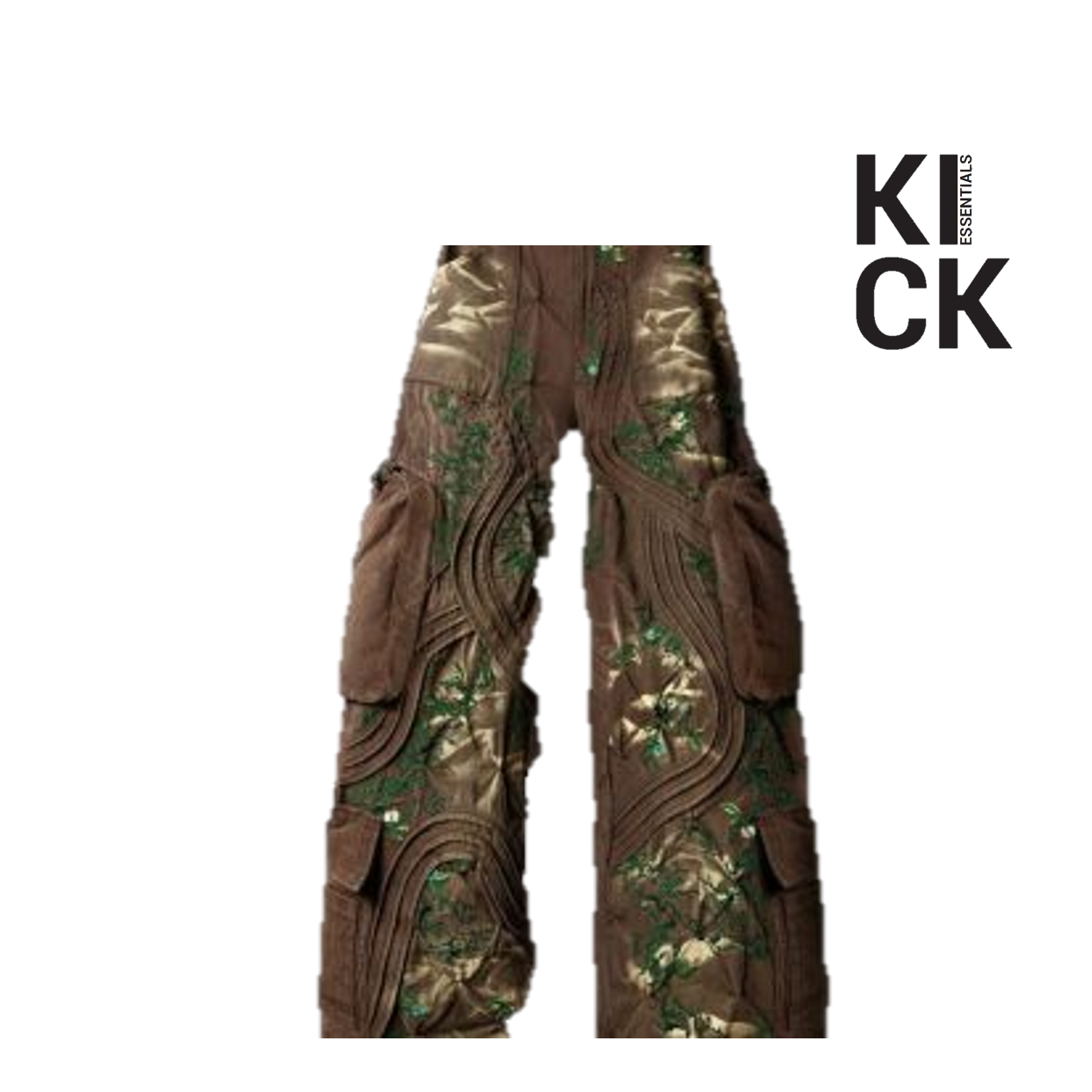 BADSON PANT 'BROWN AUTUMN OVERGROWTH'