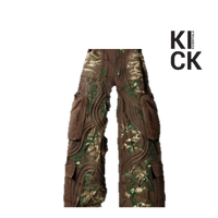 BADSON PANT 'BROWN AUTUMN OVERGROWTH'