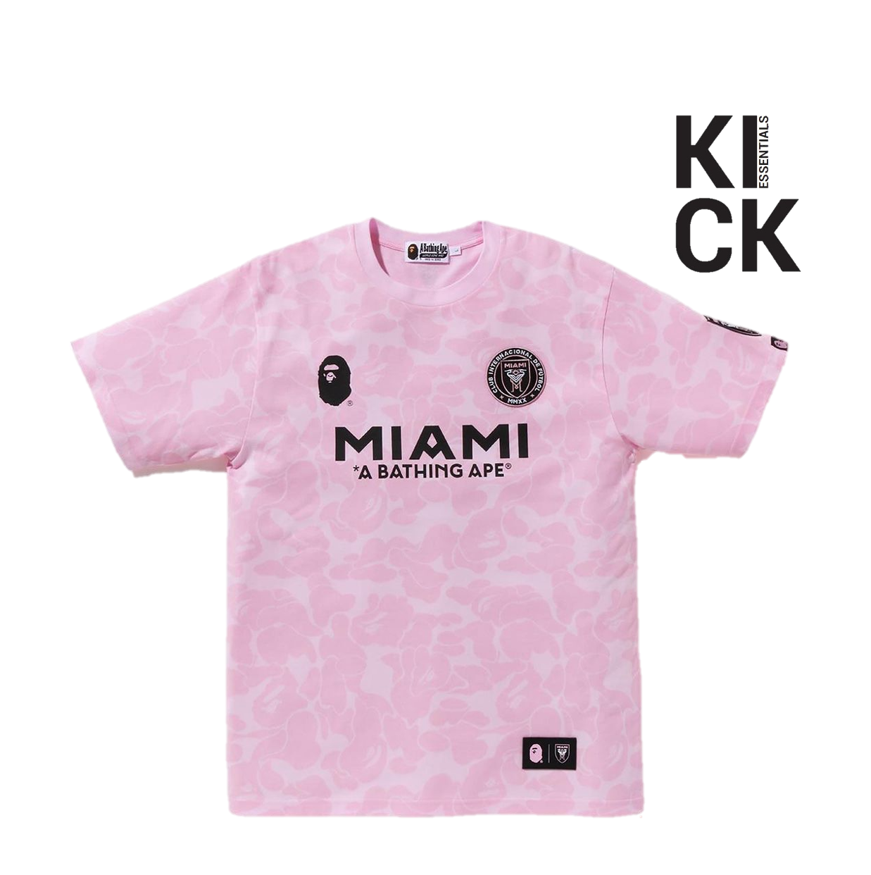 BAPE TEE 'INTER MIAMI PINK'