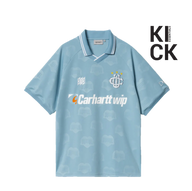 CARHARTT TEE 'FOOTBALL SHIRT IN HEART BLUE'
