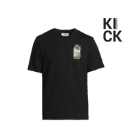 CASABLANCA TEE 'LA PRINTED BLACK'