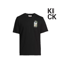 CASABLANCA TEE 'LA PRINTED BLACK'