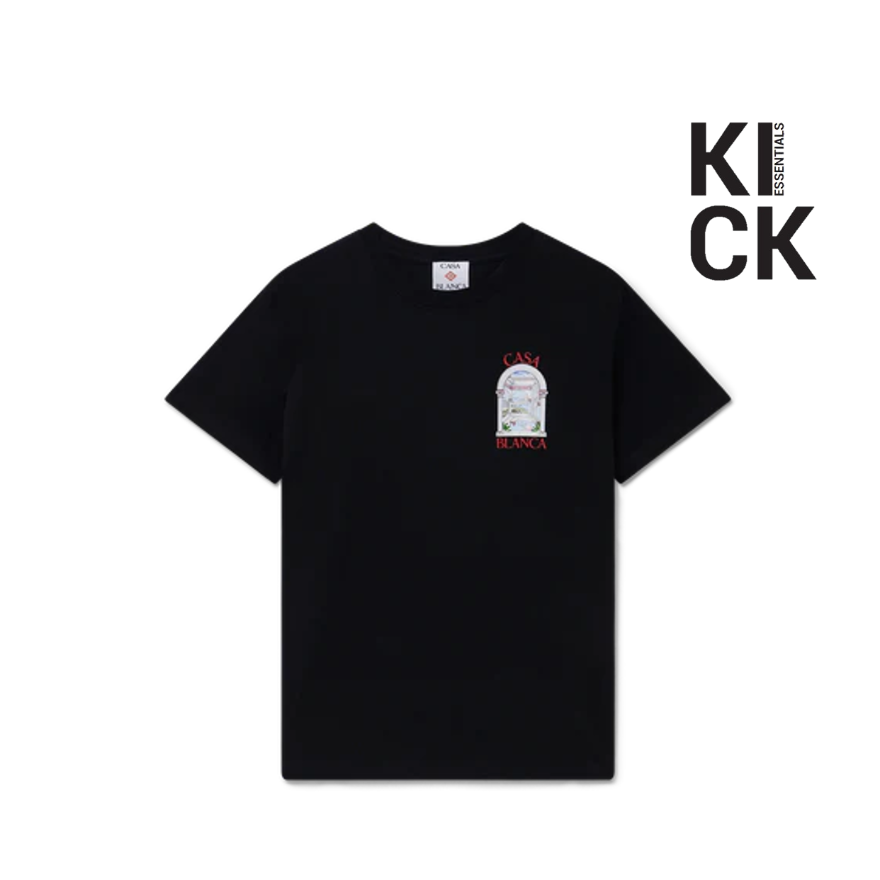 CASABLANCA TEE 'LE PASSAGE BLACK'