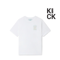 CASABLANCA TEE 'TENNIS PASTELLE WHITE'