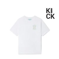 CASABLANCA TEE 'TENNIS PASTELLE WHITE'