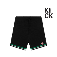 CASABLANCA SHORT 'KNIT TENNIS BLACK'