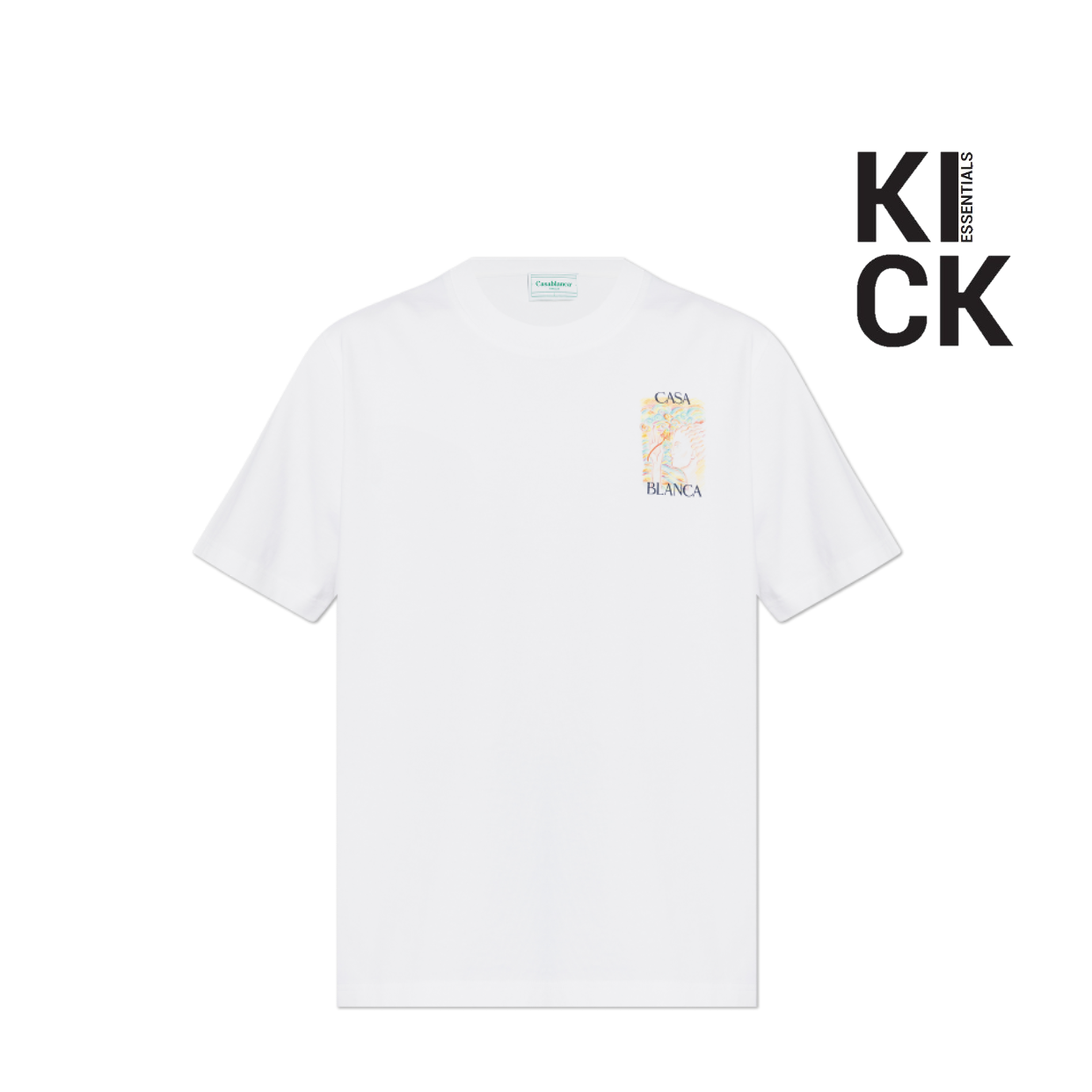 CASABLANCA TEE 'MUSHROOM GODDESS WHITE'