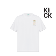 CASABLANCA TEE 'MUSHROOM GODDESS WHITE'