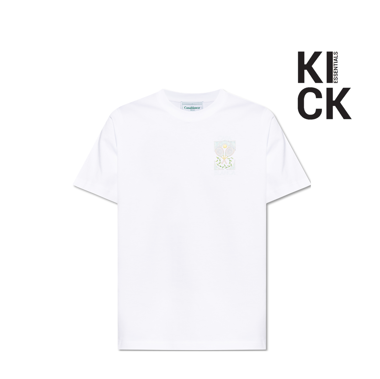 CASABLANCA TEE 'PASTELLE WHITE'