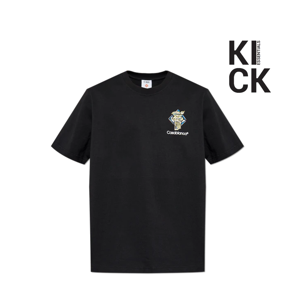 CASABLANCA TEE 'DIAMOND COLUMN BLACK'