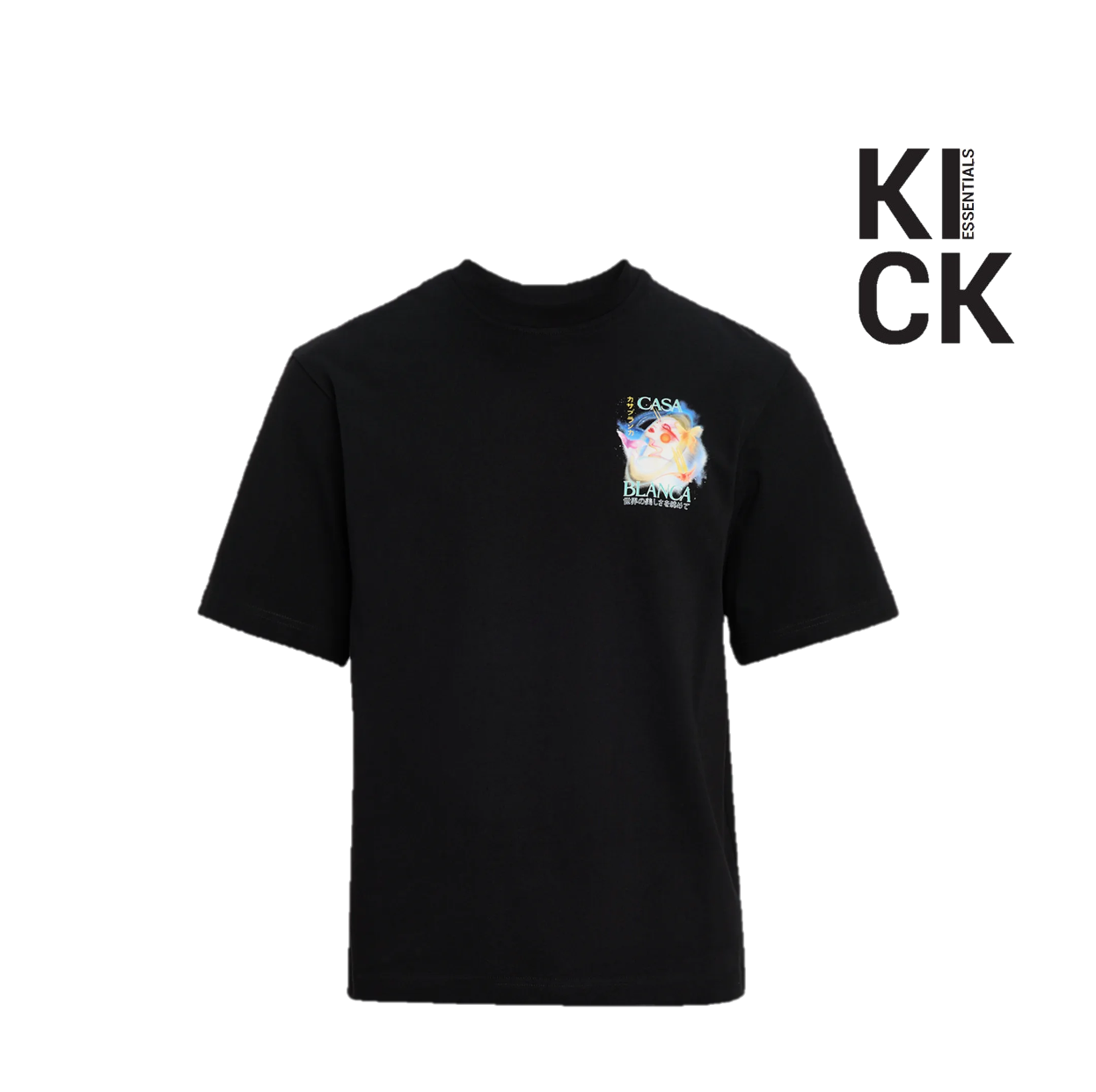 CASABLANCA TEE 'GALACTIC CONNECTION BLACK'