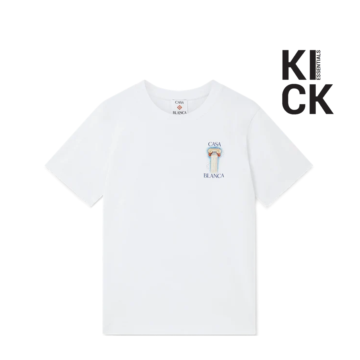 CASABLANCA TEE 'LA COLOMNE WHITE'