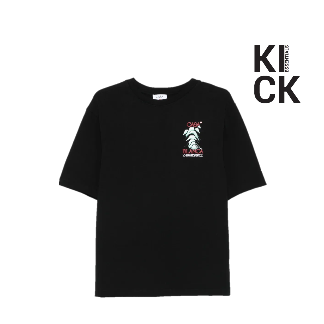 CASABLANCA TEE 'FROSTY MOUNTAIN BLACK'