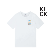 CASABLANCA TEE 'SURREAL POOL WHITE'
