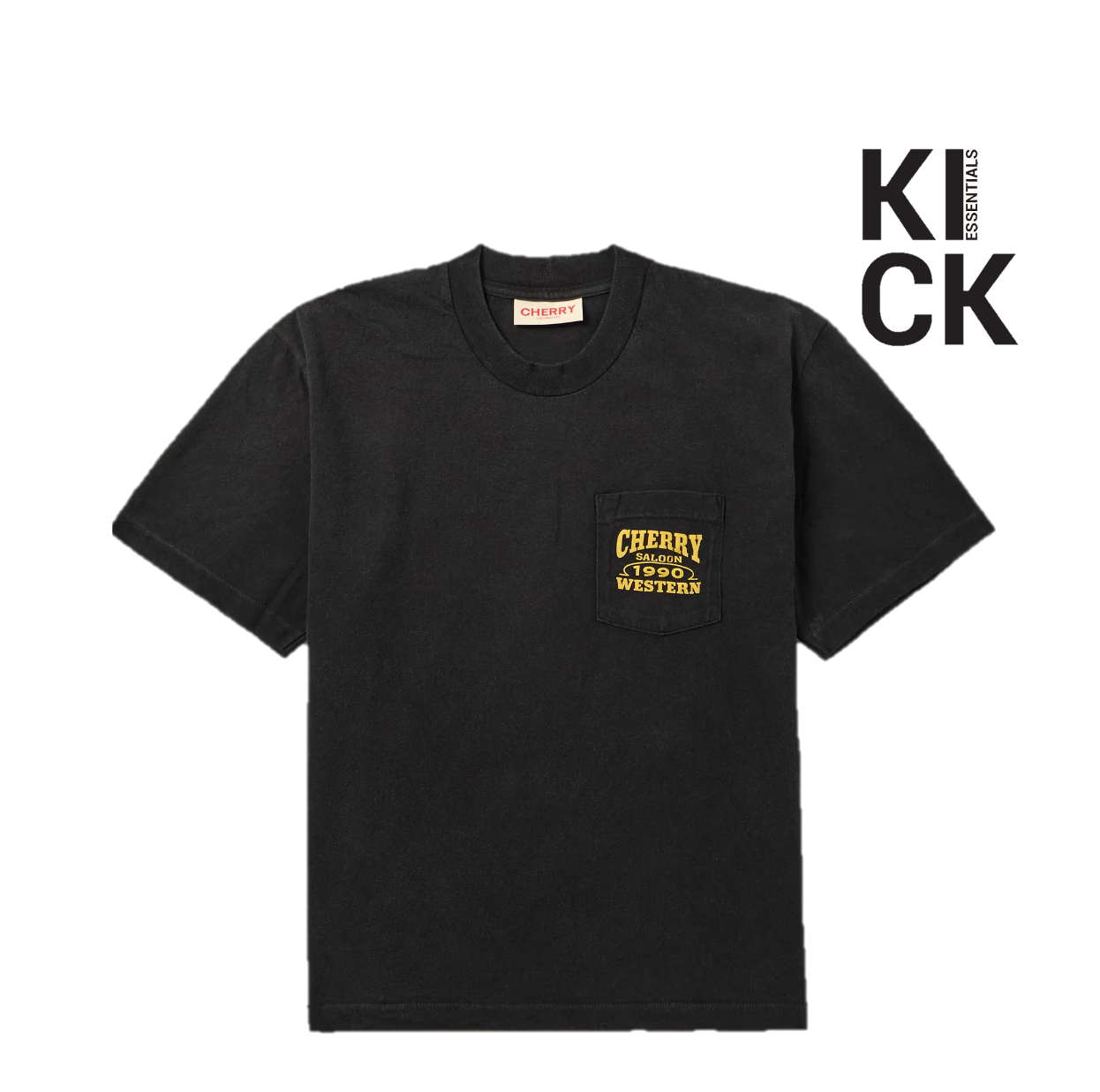 CHERRY LA TEE 'LOGO PRINT BLACK'