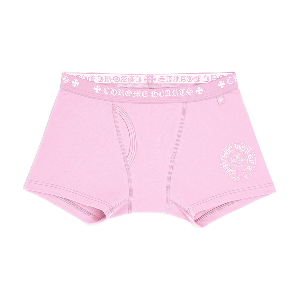 CHROME HEARTS BOXER BRIEF SHORTS 'BABY PINK'